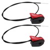 SG Store 2PCS Lawn Mower Throttle Cable Replacement 1450mm Lawn