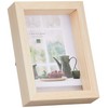 A.P.J. Picture Frame, Art Box Frame, Natural, Postcard Size