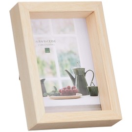 A.P.J. Picture Frame, Art Box Frame, Natural, Postcard Size
