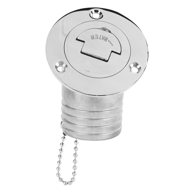 Boat Deck Filler 45° 316 Stainless Steel 38mm Flip Fill