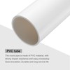 MECCANIXITY 4 Inch PVC Rigid Tube Round Pipe Tubing Hardware