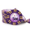 600 Poker Chips 2 Stripe Twist 8 Gram - Pick