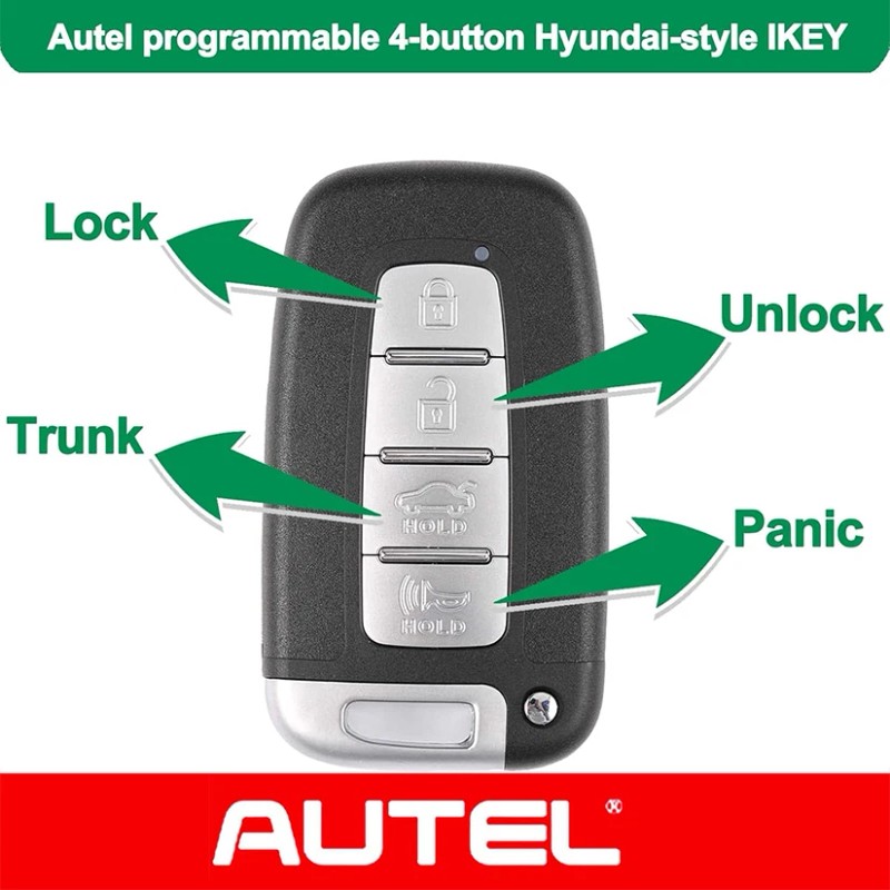 Autel Universal Autel iKey Smart Key Premium Style 4 Button