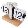 Retro Digital Flip Down Clock Flip Desk Clock Mechanical Battery