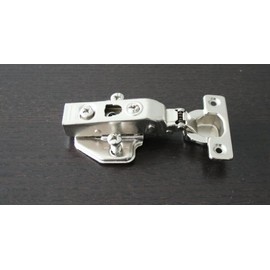 Pack of 2 Furniture Hinges Mini Hinges Nickel-Plated Metal Pot 26 mm Opening Angle 100 Degrees