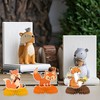 9PCS Fox Honeycomb Centerpieces 3D Table Topper Woodland Animals Double