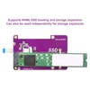 for RPi 5 Expansion Board Professional Supports Gen3 PCIE to