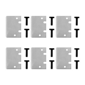 3D Print Cleaner Scraper, 6 pcs 3D Printer Tool Stainless Steel Hot Bed Shovel, for Bambu Lab Build Plate Scraper X1/P1 Series，Spatula SK5 Steel Scraper Tip Blade with Screws