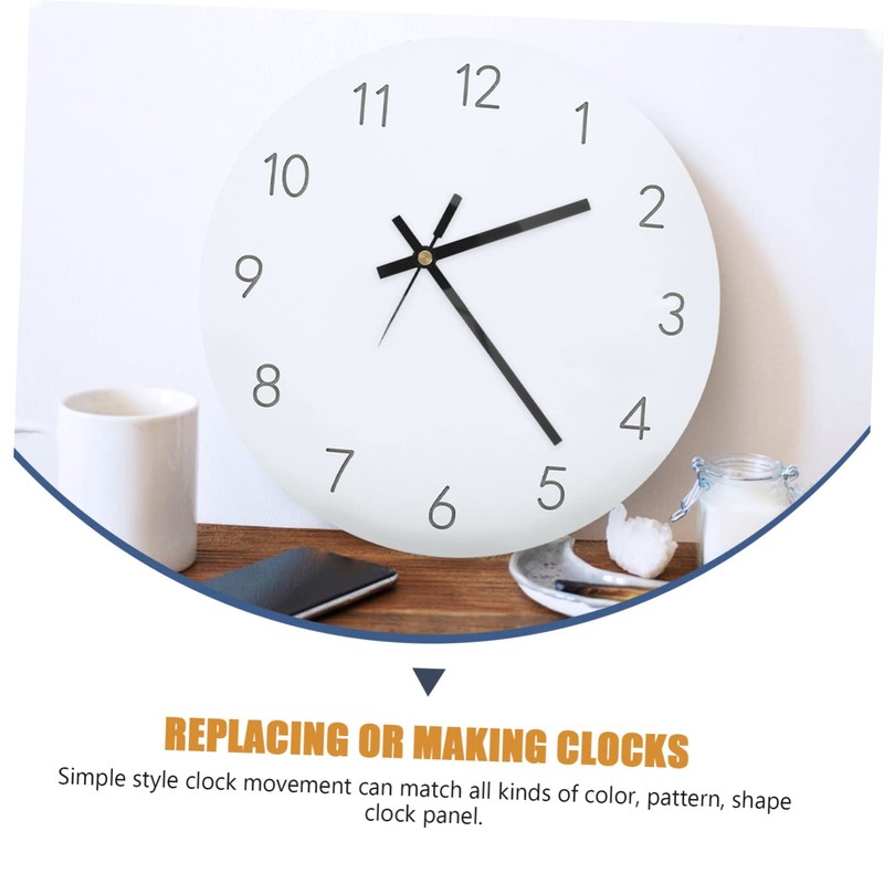 TEHAUX 3 Sets DIY Clock Mechanism Kit with Hands for