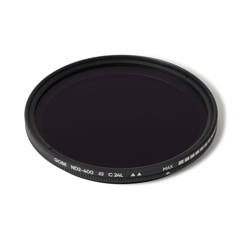 Gobe - ND2-400 Variable ND Filter for 49 mm Lens