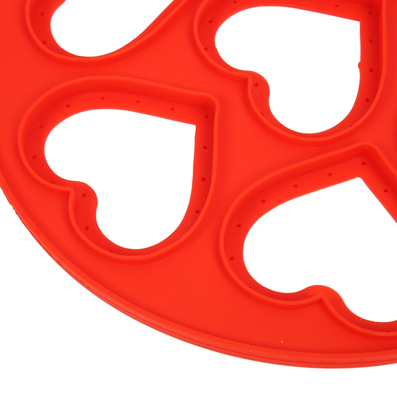 4pcs Pancake Mold 7 Hole Silicone Eggs Making Mold Nonstick