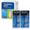 Contour Plus Paquete 50 Tiras Y 50 Lancetas P Glucometro