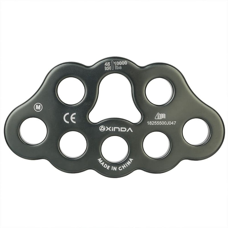 ANCLLO Rigging Plate 8 Holes Paw Descender Plate Multi Anchor