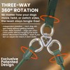Howgo Double Slip Leash Slip Lead with Two Handles| Dual