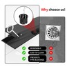 Mirravative Linear Shower Drain, 304 Stainless Steel with Adjustable Leveling