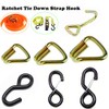 4 Pack Heavy Duty Ratchet Hooks 25mm x 800kg S