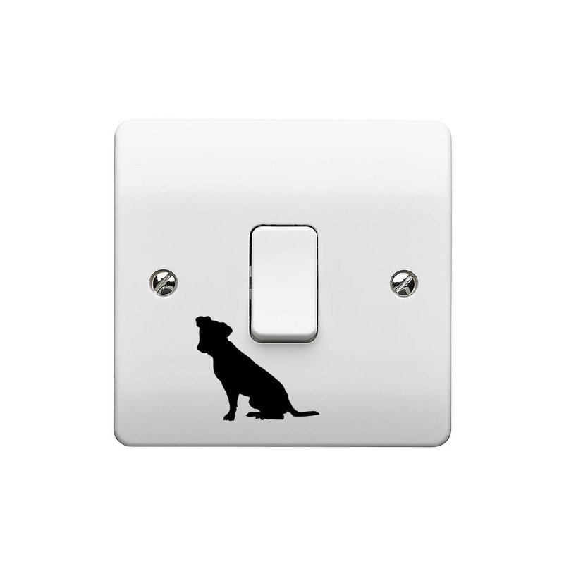 Jack Russell Pet Dog Silhouette 14 Cute Stickers Pack -