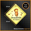Tek Automotive Grandchild on Board Sign – Twin Pack, High