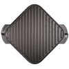 Lodge LSRG3 Cast Iron Single-Burner Reversible Grill/Griddle, 10.5-inch