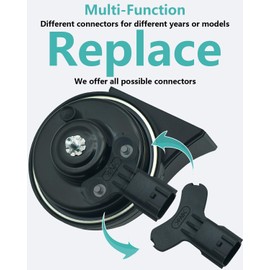 NEOGET Car Horn for Hyundai Kia, Multifunction Loud High Low 2 Tone Auto Horn, Waterproof 128dB (Replacement for Hyundai)