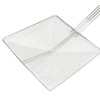 Stainless Steel Square Strainer Skimmer Ladle for Cooking Frying Kitchen