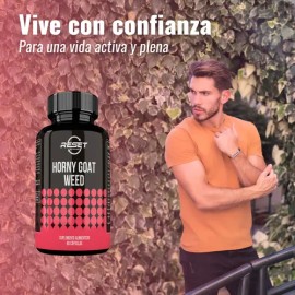 Reset Nutrition Horny Goat Energía Potencia Masculina 60cáps Sabor Sin sabor                                                                          