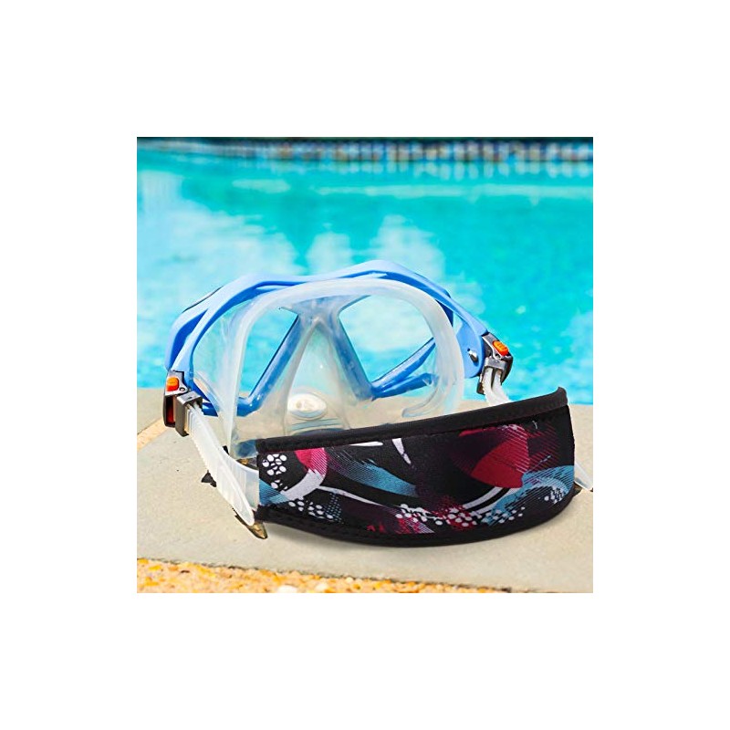 Skylety 3 Pieces Mask Strap Cover Dive Strap Cover Scuba