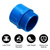 sourcing map 2 Pcs Union PVC Pipe Fitting 4" Male