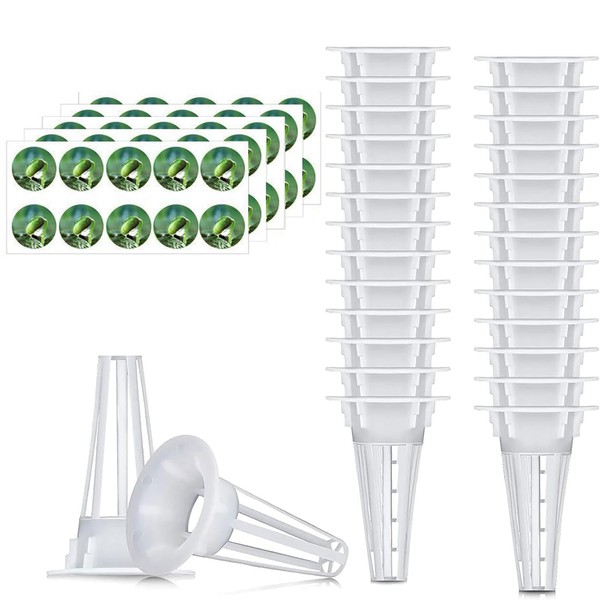XSEXO Pack of 100 Hydroponic Propagation Systems Kit, Including 50