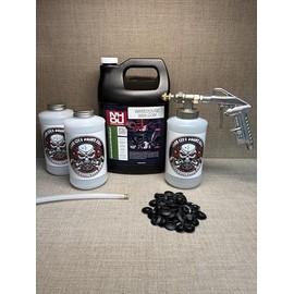 Gal NH Oil Undercoating, Pro Undercoating Gun, 360 Wand, 3 White Quart Bottle, 50 Plugs
