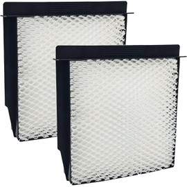 HQRP 2-Pack 1040 Wick Humidifier Filters Compatible with Essick Air AIRCARE 3D6-100, 5D6-700, 7D6-100, B23-710, B23-810, D46-720, CM330ABLK, CM330AWHT, MA0300, MA0500, E27000, E35000 Humidifiers