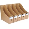 Qanye Pack of 5 Magazine Racks, File Holder, Cardboard, Magazine
