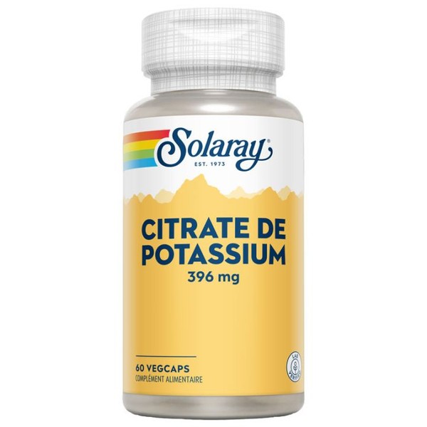 Solaray Citrate de Potassium 396 mg 60 gélules