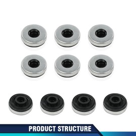 PIT66 Valve Cover Gasket Seals Set VS50773R, VS50558 Fit Acura MDX TSX 3.5L 2010-2013, Fit Honda Accord 2008-2017/ Odyssey 2008-2017/ Pilot 2009-2015,Not fit Honda Odyssey J35A6