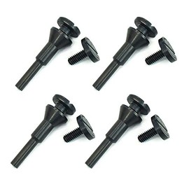 scottchen PRO Mounting Mandrel 3/8" & 1/4" Arbor Hole for Type 1 Cut-Off Wheel 1/4" Shaft for Die Grinder Rotary Tool - 4 Pack