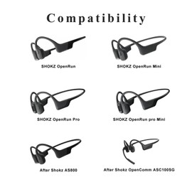 Vancle Magnetic Charger Compatible with Aftershokz Aeropex AS800,AS810,Shokz OpenRun Pro,OpenRun,OpenRun Mini,OpenComm Bone Conduction Headphones (USB)