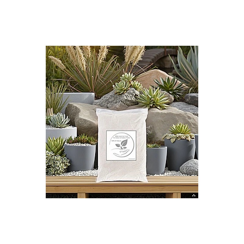 Alchemy Garden 5 lbs. White Garden Sand Soil Cover, Multi-Purpose,