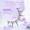 LZM False Eyelashes Natural Bunch Lightweight Black Natural Shaft Soft