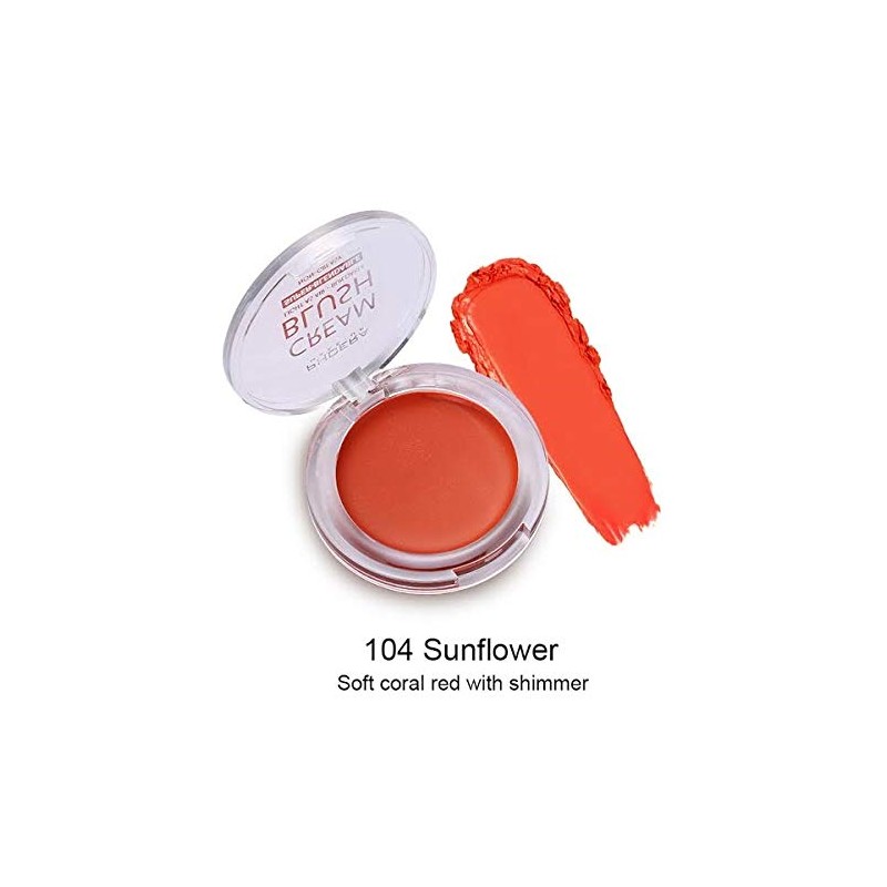 PHOERA Makeup Face Cheek Blush Cream Matte Blusher Super blend-able