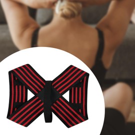 perfeclan Posture Correct Strap Back Support Relief Neck Discomfort Portable Comfortable Back Brace Back Straightener for Women Men Adults, M