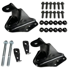 BST BSSP Rear Forward Rearward Leaf Spring Hangers 722-077 722-075 Replacement for Ford 1999-2007 F-250 F-350 Super Duty 2000-2004 Excursion