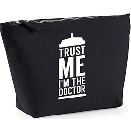 Hippowarehouse Trust me I'm the doctor printed make up cosmetic wash bag 18x19x9cm