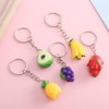 TENDYCOCO Cute Small 10 Piece Fruit Key Chain Key Ring