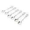 Silver Swan Dinnerware Set Swan Base Holder Teaspoon Cutlery Set