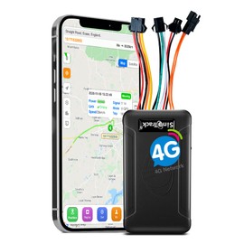 SinoTrack GPS Tracker Device for Vehicles – 4G Real-Time Tracking Location, Speed & Route Monitoring, Geo-Fence Alerts, No Tracking System Subscription – Works for Cars, Trucks & Fleets