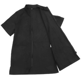 iplusmile Dog Grooming Smock,Full Zipper Pet Grooming Workwear,Antistatic Pet Hairdresser,Hairdresser Smock,Dog,Cat,Grooming,Hairdresser Uniform,Men,Women,Pet Shop,M