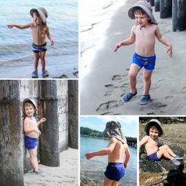 BIG ELEPHANT Baby Swim Nappies 3 Pack Reusable Adjustable Washable Waterproof Swim Nappy for Boys Girls 4T