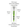 FlexTop Tees Flexible Golf Tees 25-Pack (Green)