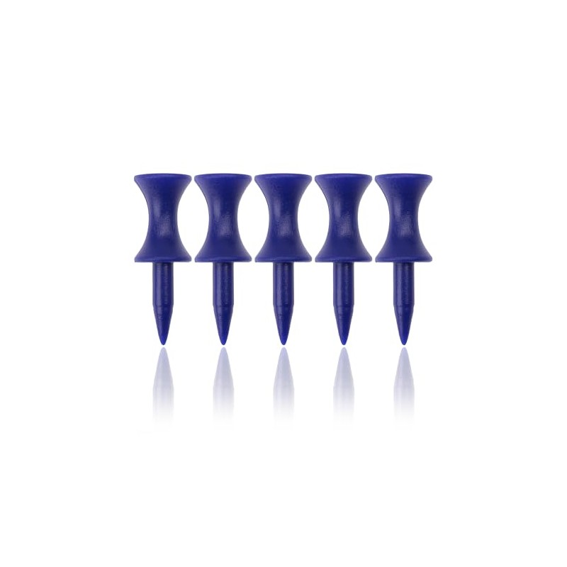ECADDIE Blue Plastic Castle Golf Tees - 39mm / 1.5″