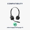 kwmobile 2 x ear pads compatible with Jabra Engage 65
